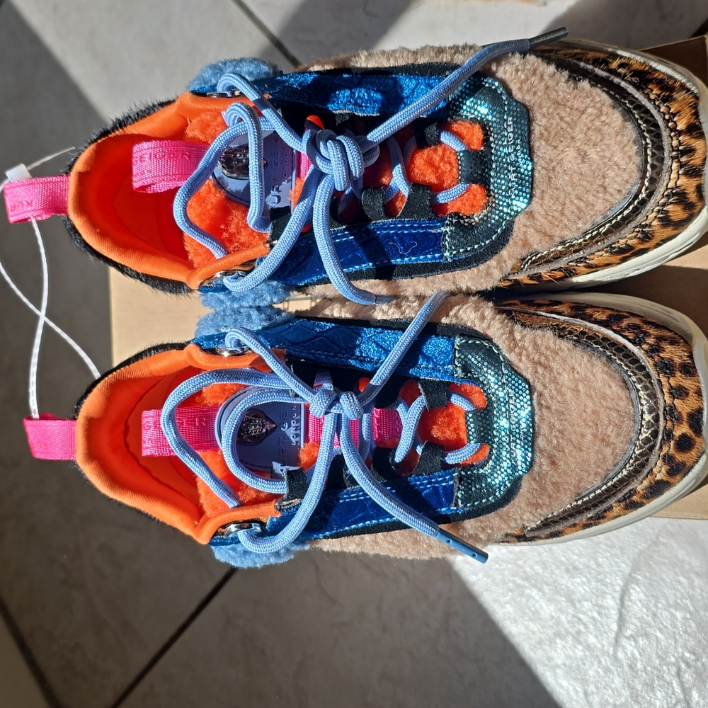 Kurt Geiger London Kensington women's Mixed Media tennis shoes size 7